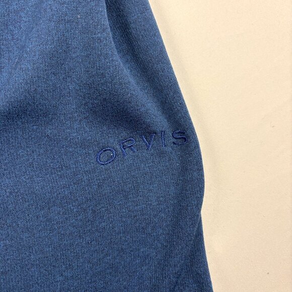 Orvis Mens Classic Collection Quilted Full Zip Jacket Blue Sz M Quilted Outdoor - Picture 6 of 6
